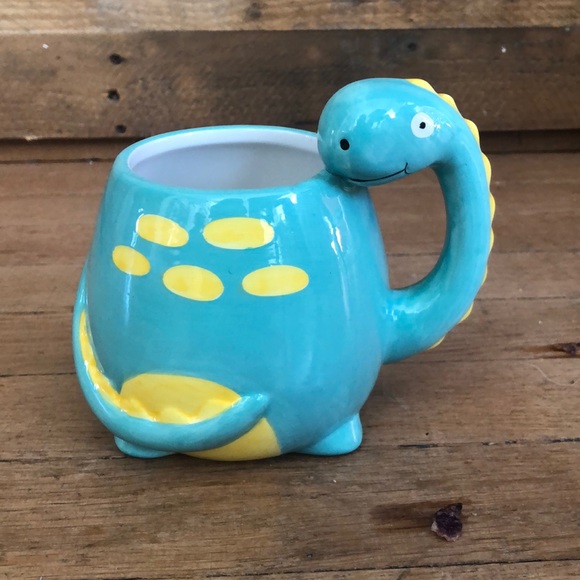 Vintage Other - New artisan novelty dinosaur diplodocus brontosaurus sauropod sculpted mug